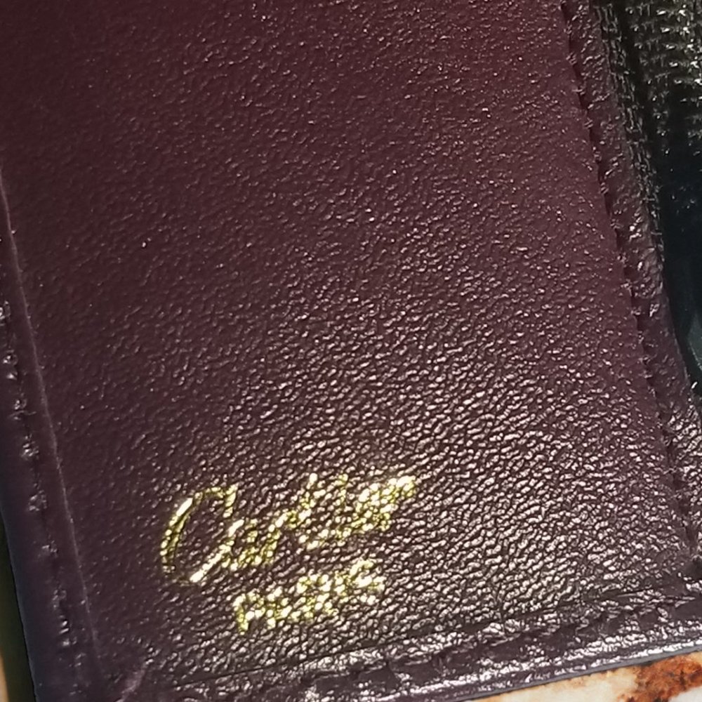 Cartier Key Holder Bordeaux Leather Authentic Cartier Key Holder Wallet - Picture 7 of 8